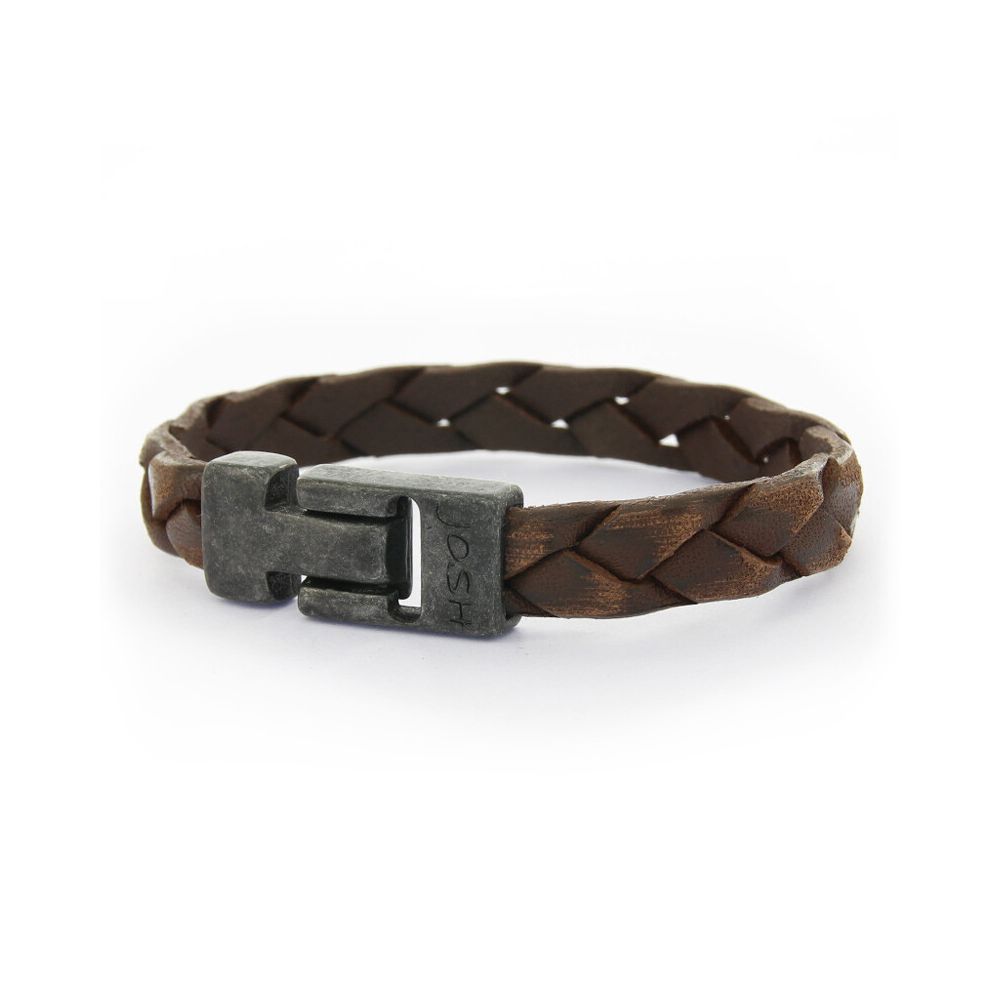 Josh Armband Sanded Braid Brown - 24902VB